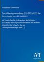 Text: „Europäische Kommission. Durchführungsverordnung (EU) 2025/1533 der Kommission vom 23. Juli 2025“. Blaues Cover.