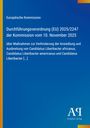 EU-Verordnung über Maßnahmen gegen Candidatus Liberibacter. Blaues Cover mit Verlagslogo unten rechts.