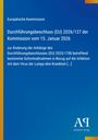 Durchführungsbeschluss (EU) 2026/127 über Sofortmaßnahmen bzgl. Lumpy-skin-Krankheit, Europäische Kommission.