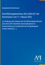 Europäische Kommission, Durchführungsbeschluss (EU) 2025/321; blaues Cover, gelber Streifen links; Logo unten rechts.