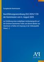 Europäische Kommission, Durchführungsverordnung (EU) 2025/1720 vom 6. August 2025. Blaues Design mit Logo unten rechts.