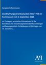 Europäische Kommission: Verordnung (EU) 2025/1794, 8. September 2025. Logo des Antiphon Verlags rechts unten.