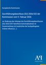 Europäische Kommission: Durchführungsbeschluss (EU) 2026/332; Anpassung Maßnahmen aviäre Influenza. Hintergrund: Blau.