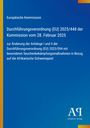 Durchführungsverordnung (EU) 2025/448 zur Änderung der Verordnung 2023/594, betrifft Afrikanische Schweinepest.