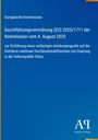 "Europäische Kommission: Durchführungsverordnung (EU) 2025/1711 vom 4. August 2025, Antidumpingzoll auf Stahlflaschen." Blaues Cover.
