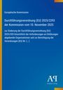 Europäische Kommission, Verordnung (EU) 2025/2293, blauer Hintergrund, gelber Streifen links, Antiphon Verlag-Logo unten.