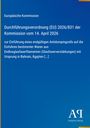 Text zur Durchführungsverordnung (EU) 2026/831 über Antidumpingzölle auf Endlosglasfaserfilamente. Dunkelblauer Hintergrund.