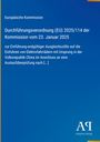 "Durchführungsverordnung (EU) 2025/114 der Kommission vom 23. Januar 2025." Blaues Design mit gelbem Streifen.