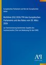 Text: Richtlinie (EU) 2026/799 zur Harmonisierung des Insolvenzrechts. Blaues Cover mit gelbem Rand und Verlagslogo.