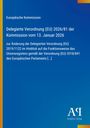 Europäische Kommission: Verordnung (EU) 2026/81 vom 13. Januar 2026. Blauer Hintergrund, links gelber Streifen.