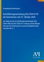 Text zur Durchführungsverordnung der EU, Datum 27. Oktober 2025, blauer Hintergrund, Antiphon Verlag-Logo.