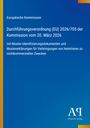 Text: EU-Kommission, Durchführungsverordnung (EU) 2026/705 vom 20. März 2026, Identifikationsdokumente für Heimtiere. Blaues, schlichtes Design.
