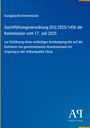 Durchführungsverordnung (EU) 2025/1456, Antidumpingzoll auf Aluminiumoxid aus China. Blauer Hintergrund, Verlagslogo.