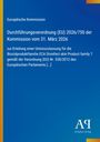 Europäische Kommission, Durchführungsverordnung (EU) 2026/750, Logo unten rechts, blauer Hintergrund.