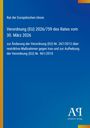 Text zur EU-Verordnung 2026/759 gegen Iran. Blaues Layout, gelber Rand links, Verlagslogo unten rechts.