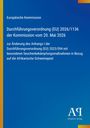 Durchführungsverordnung (EU) 2026/1136 zur Afrikanischen Schweinepest. Blau mit gelbem Rand, Logo unten.