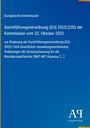 Europäische Kommission: Durchführungsverordnung (EU) 2025/2202 vom 22. Oktober 2025. Blauer Hintergrund, Verlagssymbol.