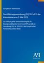 Text: Durchführung der Unionszulassung für Oxivir Excel BPF. Blaues Design, gelber Rand, Logo von Antiphon Verlag.