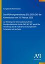 Durchführungsverordnung (EU) 2025/263 vom 10. Februar 2025 zur Unionszulassung von Biozidprodukten. Bunter Hintergrund.