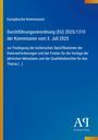 Europäische Kommission: Durchführungsverordnung (EU) 2025/1310 vom 3. Juli 2025. Blau mit gelbem Rand, Verlagssymbol unten.