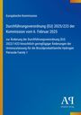 Cover in Blau mit Text zur EU-Durchführungsverordnung über Biozidprodukte, gelber Rand links, Verlag-Logo unten rechts.