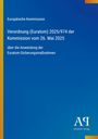 Europäische Kommission, Verordnung (Euratom) 2025/974, 26. Mai 2025. Blau mit gelben Streifen links, Logos unten.