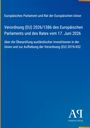 Text: Europäisches Parlament und Rat der Europäischen Union, Verordnung (EU) 2026/1386. Blaues Hintergrund mit Logo unten.