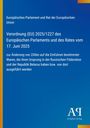 Europäische Verordnung zur Änderung von Zöllen; blaues Cover; Logo "Antiphon Verlag" unten.