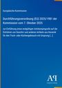 Europäische Kommission: Verordnung zur Einführung eines Antidumpingzolls auf Keramikprodukte. Blaues Cover. Antiphon Verlag.