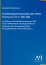 Text: Titel einer EU-Durchführungsverordnung. Blaues Cover, schlichte Gestaltung mit Verlagslogo unten rechts.
