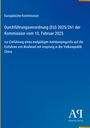 Europäische Kommission: Verordnung über Antidumpingzoll auf Biodiesel aus China. Unten rechts ein Verlag-Logo.