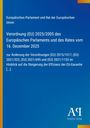 Verordnung (EU) 2025/2005, EU-Parlament und Rat, 16. Dez 2025. Blaues Cover, oben linker Rand gelb, Logo „ΑΡ Antiphon Verlag“.