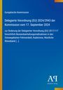 Text: Delegierte Verordnung (EU) 2024/2943 vom 17. September 2024, Änderung der Verordnung (EU) 2017/117. Blaues Layout.