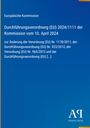Text: "Europäische Kommission, Durchführungsverordnung (EU) 2024/1111 der Kommission vom 10. April 2024". Blaues Cover.