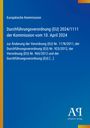 Text über EU-Verordnung vom 10. April 2024, Änderung bestehender Verordnungen; blaues Cover, Logo unten rechts.