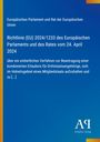 Richtlinie (EU) 2024/1233 zur Beantragung einer Erlaubnis für Drittstaatsangehörige. Blauer Hintergrund, Antiphon Verlag Logo.