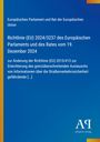 "Richtlinie (EU) 2024/3237" auf blauem Hintergrund; Logo unten rechts: "AV Antiphon Verlag".