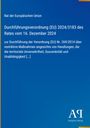 Text zu einer EU-Verordnung und das Logo des Antiphon Verlags auf blauem Hintergrund.