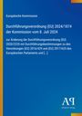 Europäische Kommission, Durchführungsverordnung (EU) 2024/1874 vom 8. Juli 2024. Blaues Cover mit gelbem Rand links.