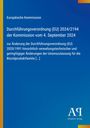 Durchführungsverordnung (EU) 2024/2194 der Kommission. Blaues Design mit gelbem Rand und einem Logo unten rechts.