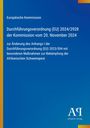 Europäische Kommission, Verordnung zur Änderung mit Maßnahmen gegen Afrikanische Schweinepest. Blau mit gelbem Rand.