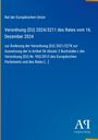 Rat der Europäischen Union. Verordnung (EU) 2024/3211 vom 16. Dezember 2024. Blaues Cover mit gelbem Streifen links.
