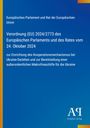 Verordnung (EU) 2024/2773 vom 24. Oktober 2024 zur Unterstützung der Ukraine. Blaues Layout, unten "Antiphon Verlag".
