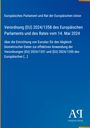 Europäische Verordnung zur Einrichtung von Eurodac. Blauer Hintergrund mit Logo unten rechts in Weiß.