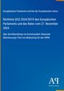 Richtlinie (EU) 2024/3019 zur Abwasserbehandlung. Europäisches Parlament. Blaues Layout mit Antiphon Verlag Logo.