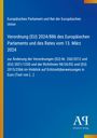 "Verordnung (EU) 2024/886, Echtzeitüberweisungen in Euro, Antiphon Verlag Logo, blauer Hintergrund mit gelbem Rand."