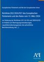 Text oben: „Europäisches Parlament und Rat der Europäischen Union“. Unten Logo: „AP Antiphon Verlag“. Hintergrund blau.