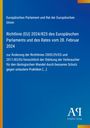 Europäisches Parlament: Richtlinie (EU) 2024/825 für ökologischen Wandel, verbesserter Verbraucherschutz. Logo unten rechts.
