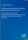 Europäische Kommission: Verordnung zur Änderung 2024/808, Maßnahmen gegen Afrikanische Schweinepest. Blaue Farbgebung.
