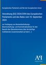 Text über EU-Verordnung zur Festlegung von Bestandsmaßnahmen. Unten rechts ein Verlag-Logo auf blauem Hintergrund.